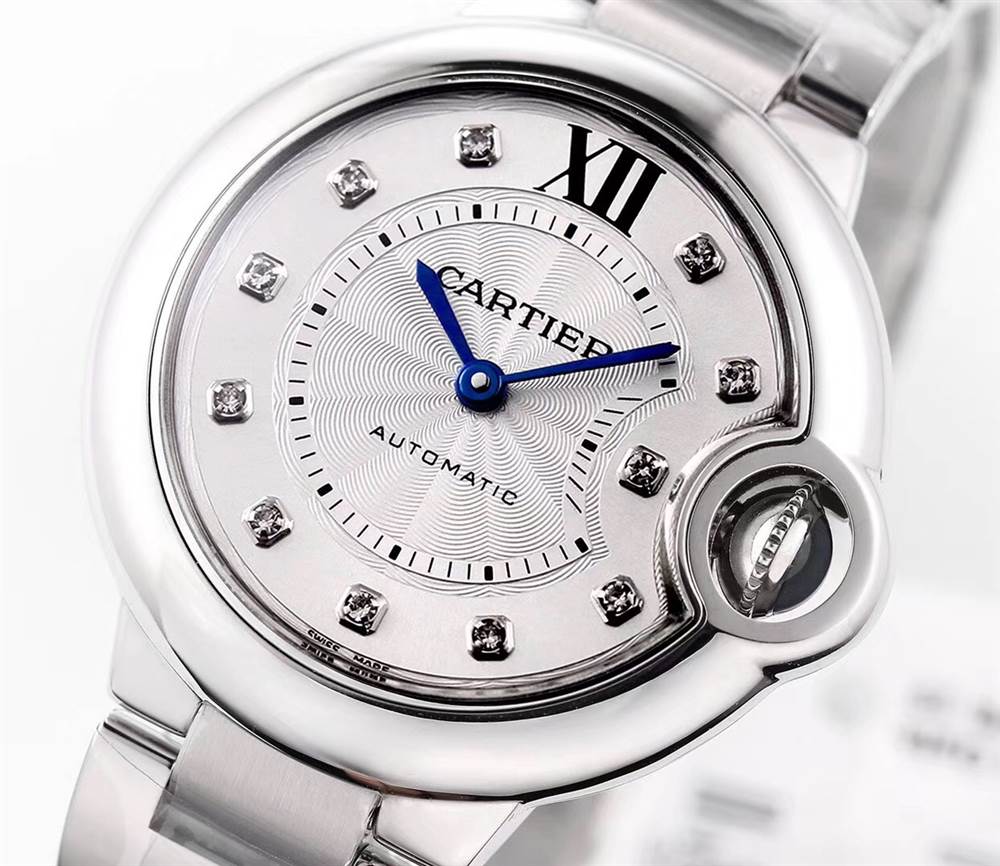 V6厂新品CARTIER 蓝气球33mm 两针机械来袭!