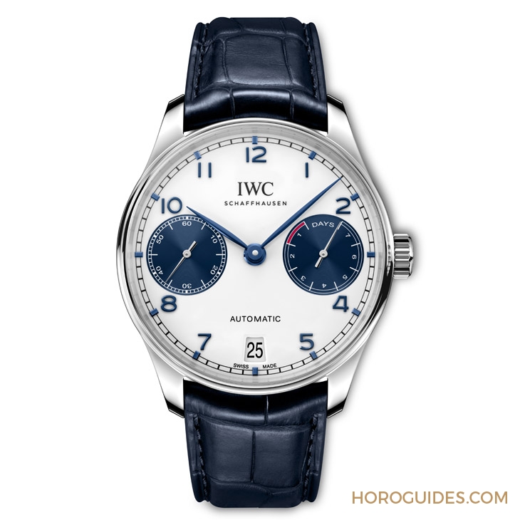 IWC - IWC葡萄牙七日链、计时码表以蓝白撞色熊猫面同步亮相