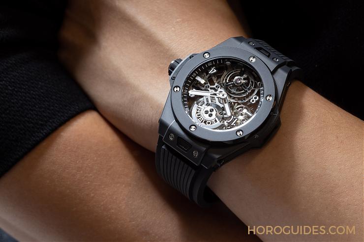 HUBLOT - HUBLOT 宇舶 BIG BANG TOURBILLON Magic Black 魔力黑陀飞轮腕表