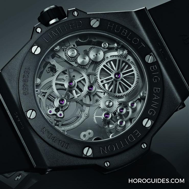 HUBLOT - HUBLOT 宇舶 BIG BANG TOURBILLON Magic Black 魔力黑陀飞轮腕表