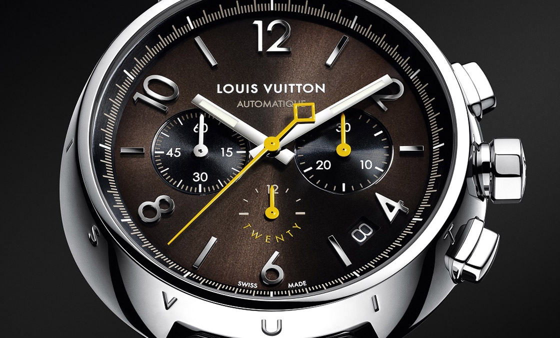 为进军钟表领域20周年欢庆，Louis Vuitton推出Tambour 20周年腕表