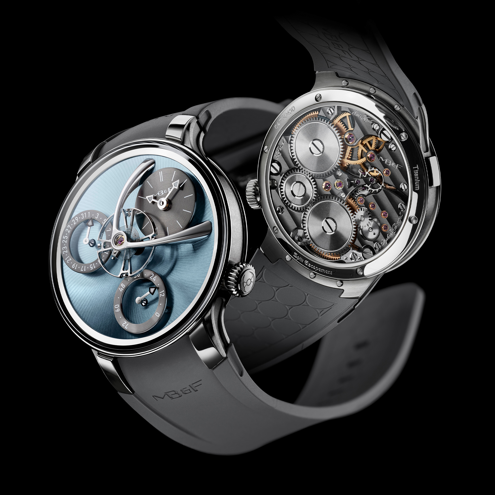 MB&F Legacy Machine Split Escapement EVO 天蓝色