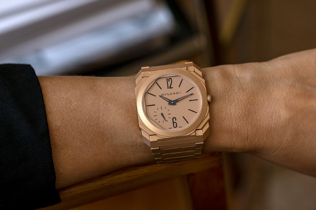 Bulgari Octo Finissimo In Blasted Rose Gold 腕表