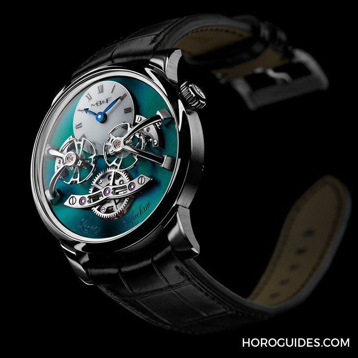 MB&F - Legacy Machine No2出新色，MB&F推出白金幻紫版全球限量12只