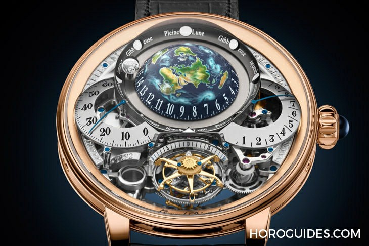 BOVET - 2018日内瓦钟表大赏最大奖奖落BOVET超复杂天文表：九天动力飞行陀飞轮