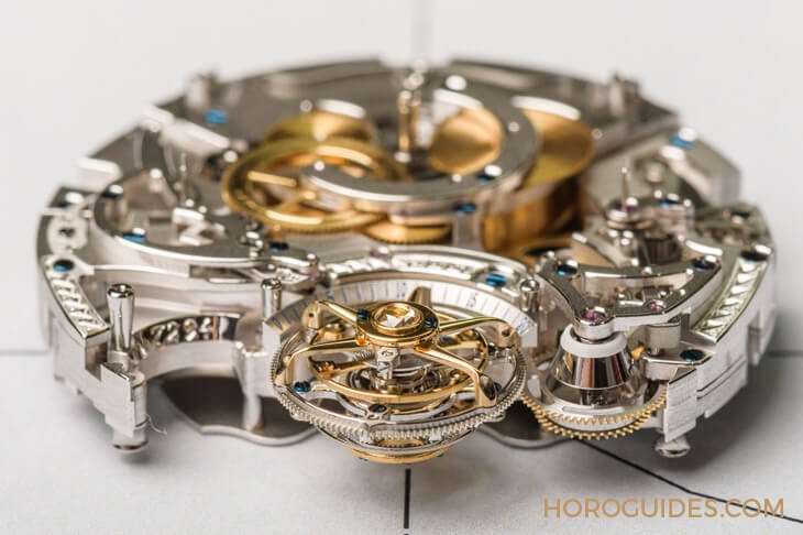 BOVET - 2018日内瓦钟表大赏最大奖奖落BOVET超复杂天文表：九天动力飞行陀飞轮