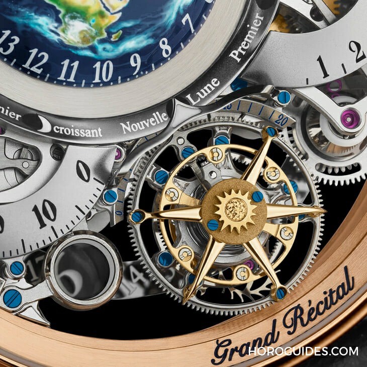 BOVET - 2018日内瓦钟表大赏最大奖奖落BOVET超复杂天文表：九天动力飞行陀飞轮