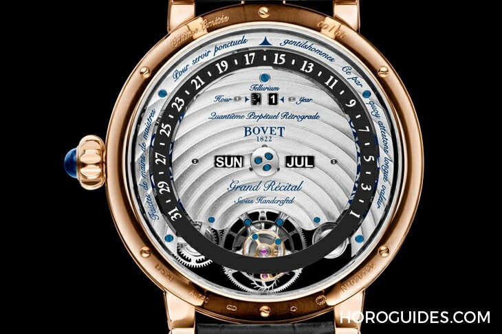 BOVET - 2018日内瓦钟表大赏最大奖奖落BOVET超复杂天文表：九天动力飞行陀飞轮
