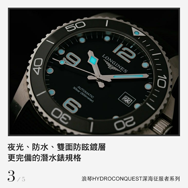 LONGINES - 五张图让你秒懂时下最夯潜水表浪鬼