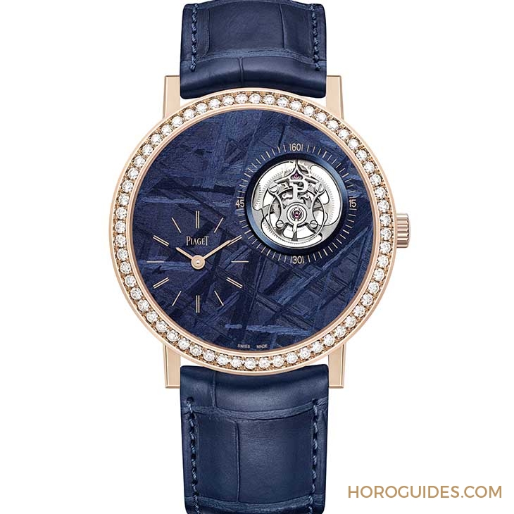 PIAGET - Pre-SIHH 2019 伯爵Altiplano陀飞轮探索外太空-蓝色陨石表盘