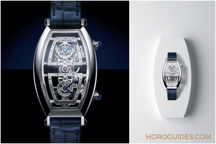 CARTIER - Pre-SIHH 2019 卡地亚Tonneau双时区镂空腕表，高端制表实力就是要你一清二楚