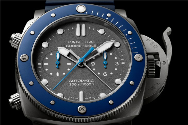 OFFICINE PANERAI - Pre-SIHH 2019 破天荒的蓝色陶瓷圈现身！ 沛纳海携手自由潜水好手Guillaume Néry联名款