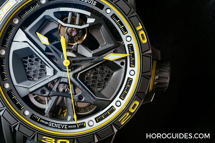 ROGER DUBUIS - [SIHH 2019] LAMBORGHINI Huracán Performante超跑为蓝本，ROGER DUBUIS Excalibur型格腕表再一发