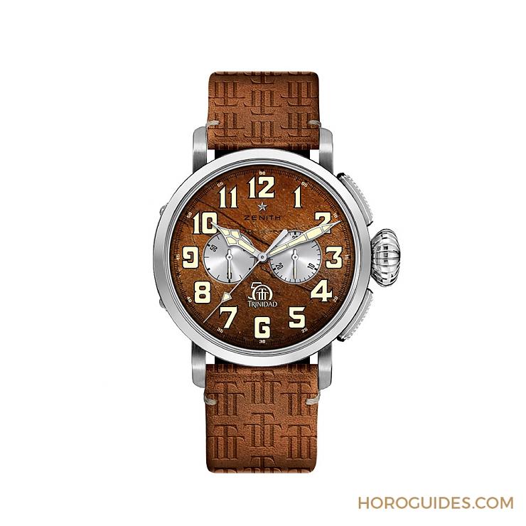 ZENITH - ZENITH复古烟草味Pilot Type 20 Chronograph Trinidad限量表