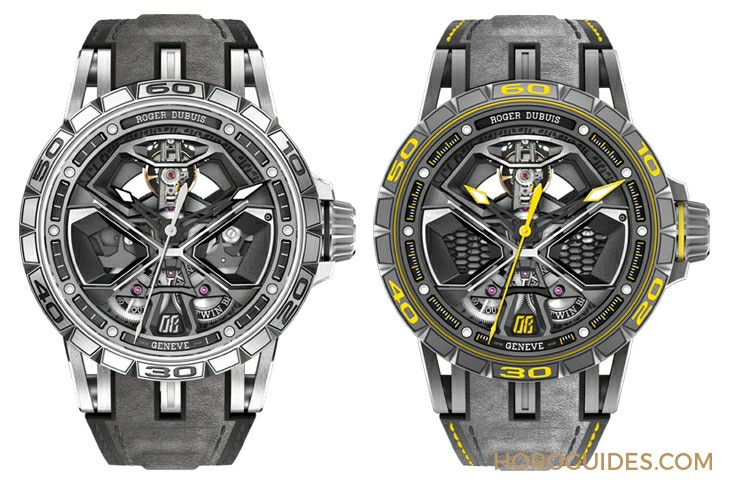 ROGER DUBUIS - 腕上的微型超跑Excalibur Huracàn！ ROGER DUBUIS和蓝宝坚尼的完美联名