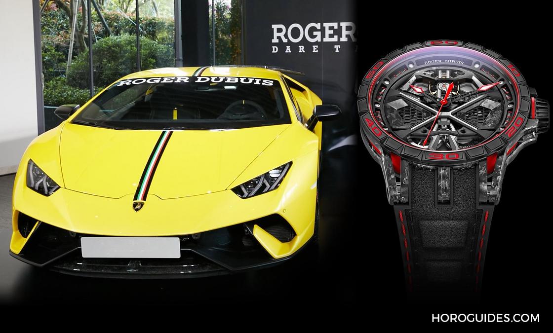 腕上的微型超跑Excalibur Huracàn！ ROGER DUBUIS和蓝宝坚尼的完美联名