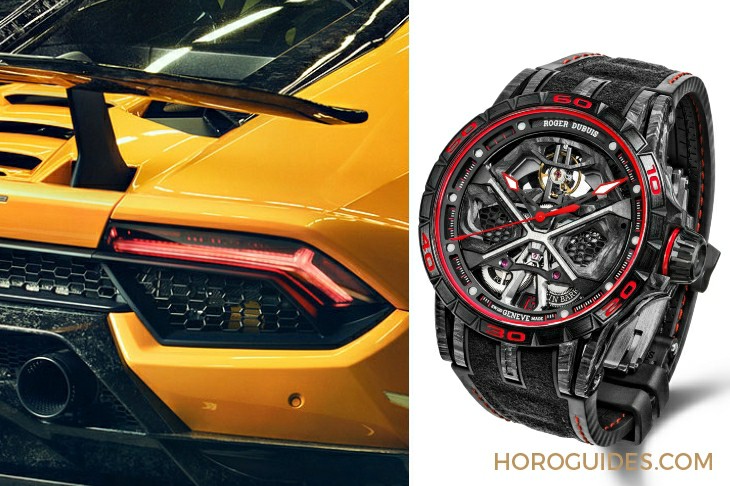 ROGER DUBUIS - 腕上的微型超跑Excalibur Huracàn！ ROGER DUBUIS和蓝宝坚尼的完美联名