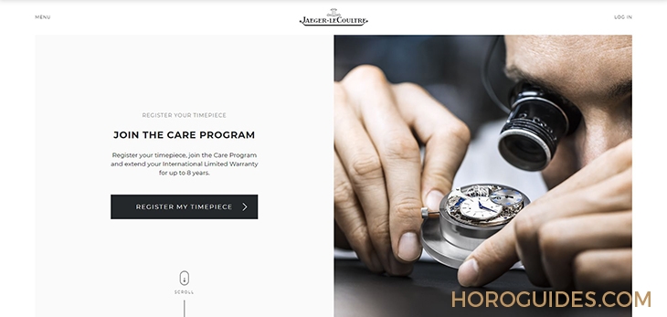 JAEGER-LECOULTRE - 积家隆重推出8年保修期的Care Program