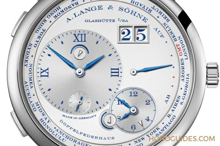 A. LANGE & SÖHNE - 朗格25周年第五发专为旅人而设：LANGE 1 TIME ZONE