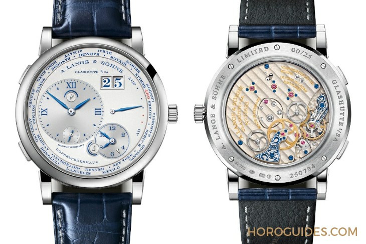 A. LANGE & SÖHNE - 朗格25周年第五发专为旅人而设：LANGE 1 TIME ZONE