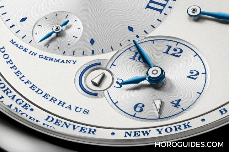 A. LANGE & SÖHNE - 朗格25周年第五发专为旅人而设：LANGE 1 TIME ZONE