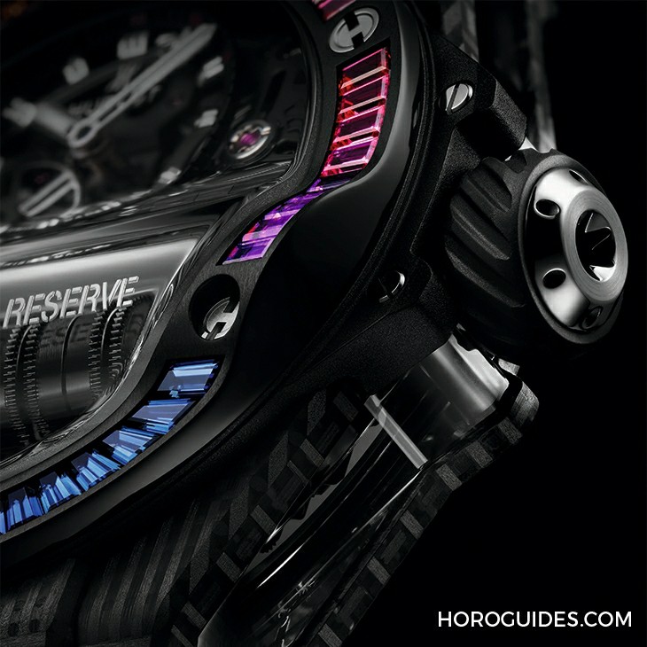HUBLOT - 流线型彩虹圈，14日动力，又潮又奢华的强性能之作：Hublot Big Bang MP-11 彩虹3D碳纤维腕表