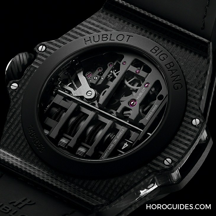 HUBLOT - 流线型彩虹圈，14日动力，又潮又奢华的强性能之作：Hublot Big Bang MP-11 彩虹3D碳纤维腕表