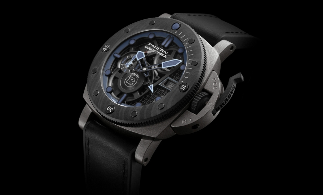 Panerai与Brabus二度携手，推出Panerai Submersible S BRABUS Blue Shadow Edition专业潜水腕表