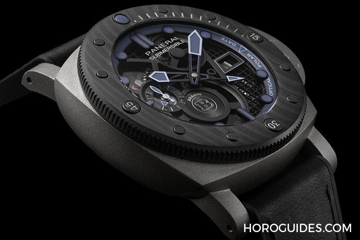 OFFICINE PANERAI - Panerai与Brabus二度携手，推出Panerai Submersible S BRABUS Blue Shadow Edition专业潜水腕表