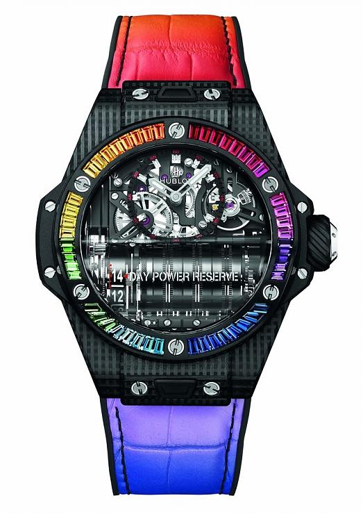 HUBLOT - 14日长动能王者降临金生仪HUBLOT大爆炸MP-11稳坐高复杂表之巅