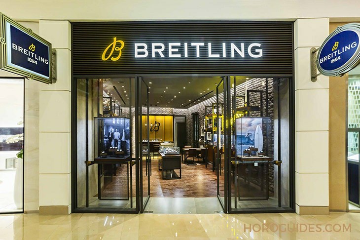 BREITLING - 百年灵台北101专卖店试营运 SuperOcean新表全新到货