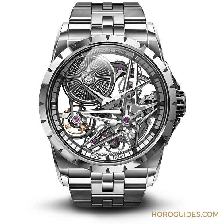 ROGER DUBUIS - 这款自动盘转起来很迷幻！ Roger Dubuis携手空山基推出Excalibur Sorayama Monobalancier腕表