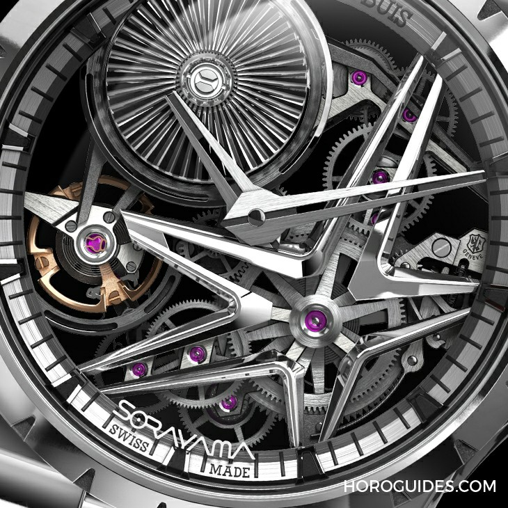 ROGER DUBUIS - 这款自动盘转起来很迷幻！ Roger Dubuis携手空山基推出Excalibur Sorayama Monobalancier腕表