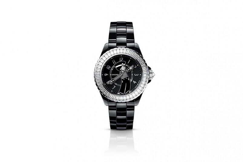 Chanel 2022新表面世｜J12 Diamond Tourbillon自家制飞行陀飞轮机芯再创巅峰