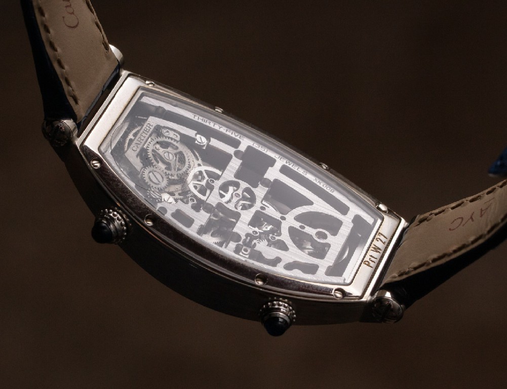 动手：Cartier Prive Tonneau Skeleton XL Dual Time 手表