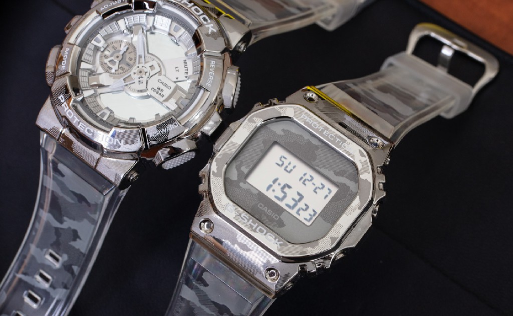 动手操作：卡西欧 G-Shock 金属 GM110 和 GM5600 手表