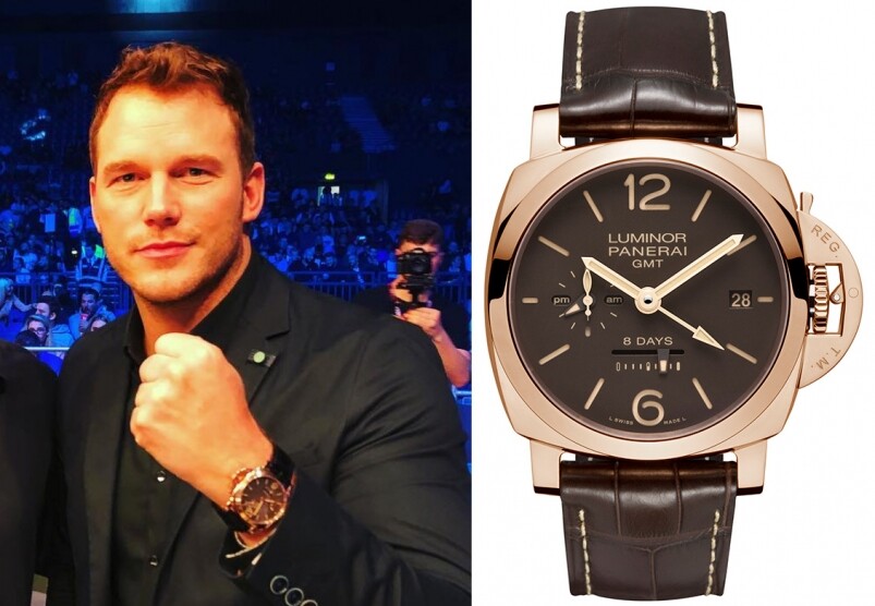 星爵Chris Pratt 腕表Panerai