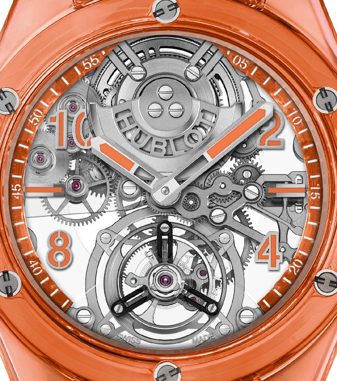 宇舶 Big Bang Tourbillon 自动橙色蓝宝石腕表