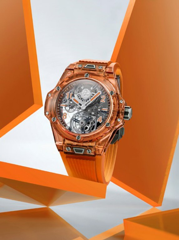 宇舶 Big Bang Tourbillon 自动橙色蓝宝石腕表