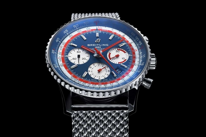 另外一個同樣是玩航空錶的，就是機艙系列Breitling Navitimer 1，最叫我有驚豔感覺的