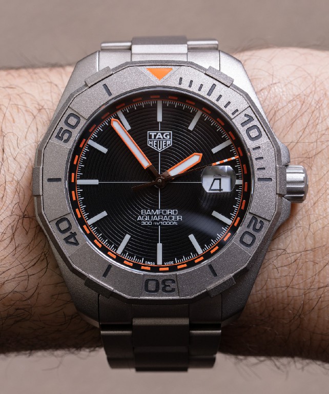 动手实践：TAG Heuer Aquaracer x Bamford 钛金属腕表