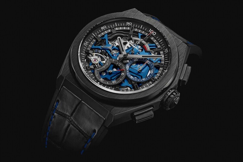 识玩计时表一定识欣赏！ Zenith DEFY EL PRIMERO 21午夜黑色陶瓷限量版