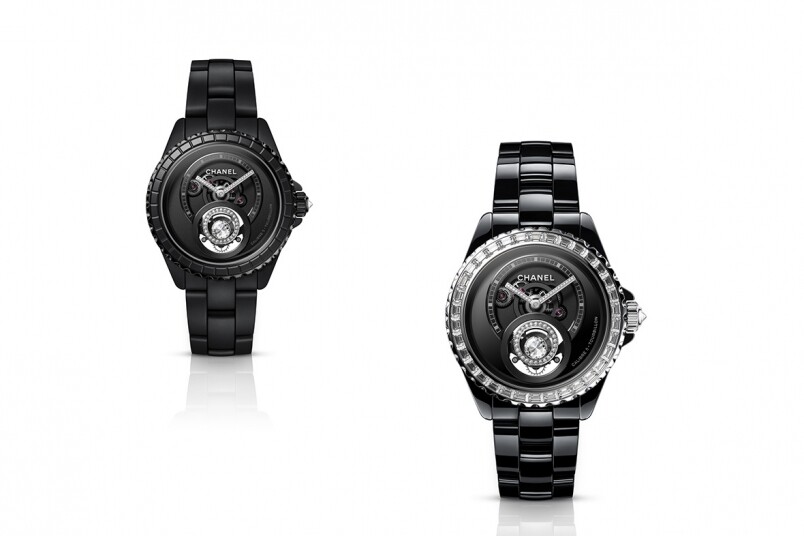 Chanel 2022新表面世｜J12 Diamond Tourbillon自家制飞行陀飞轮机芯再创巅峰