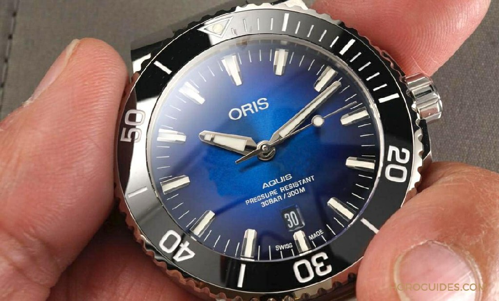 [BASEL 2018]ORIS Aquis Clipperton限量潜水表，渐层蓝表盘海洋风