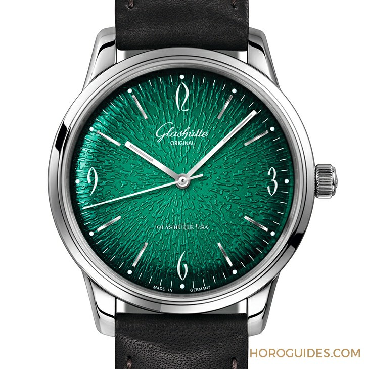 GLASHÜTTE ORIGINAL - 绿面Out，渐变绿Cool，从GO看德国佬的色彩学