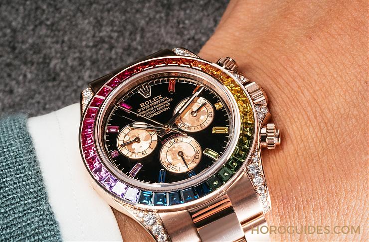 ROLEX - 名人抢戴，最高调的劳力士Daytona！ 新版玫瑰金彩虹圈