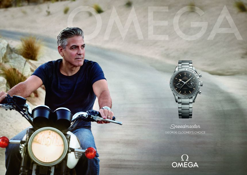 George-Clooney-Omega-Speedmaster-广告