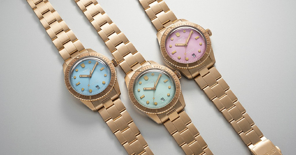 Divers Sixty-Five「Cotton Candy」系列（图片来源：ORIS）