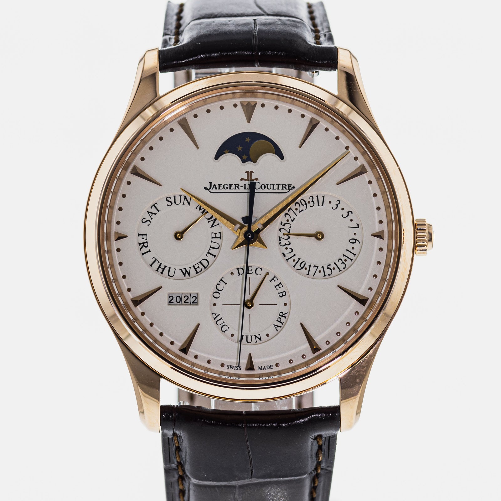 Jaeger-LeCoultre Master Ultra Thin Perpetual Calendar In Rose Gold 士兵形象