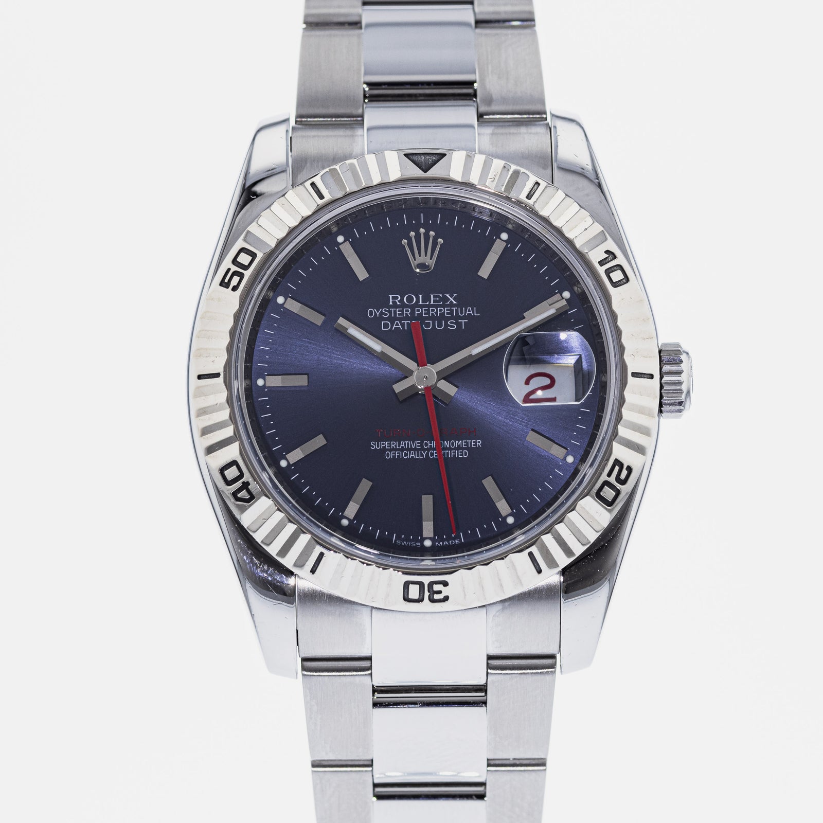 劳力士 Datejust Turn-O-Graph Thunderbird 116264 的士兵形象